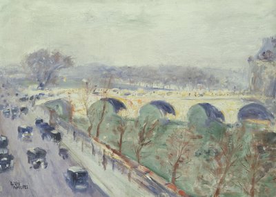 The Pont Royal in Paris by Lesser Ury